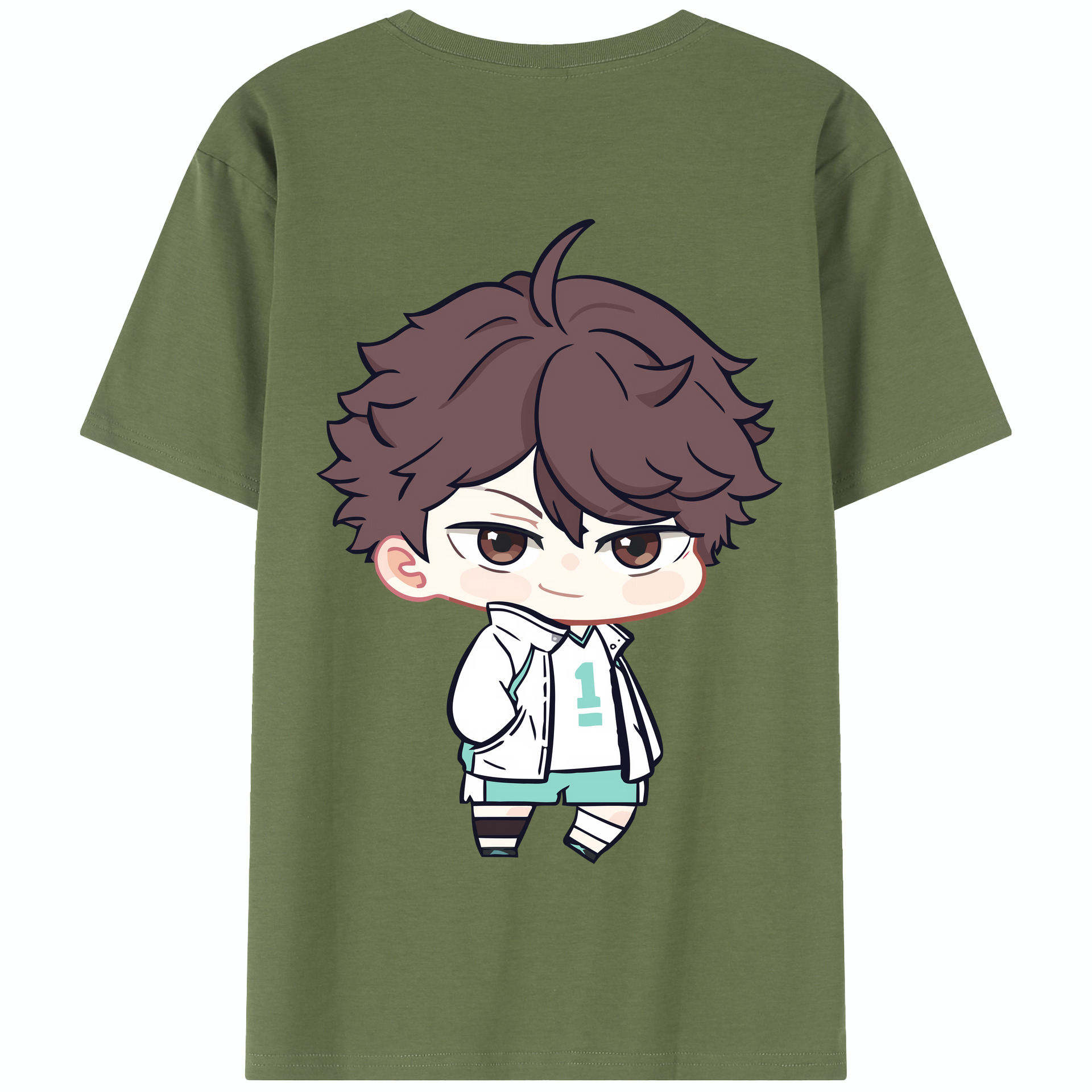 （画像用） ハイキュー!! Haikyu!! 綿100％半袖Tシャツ（背面プリント）
